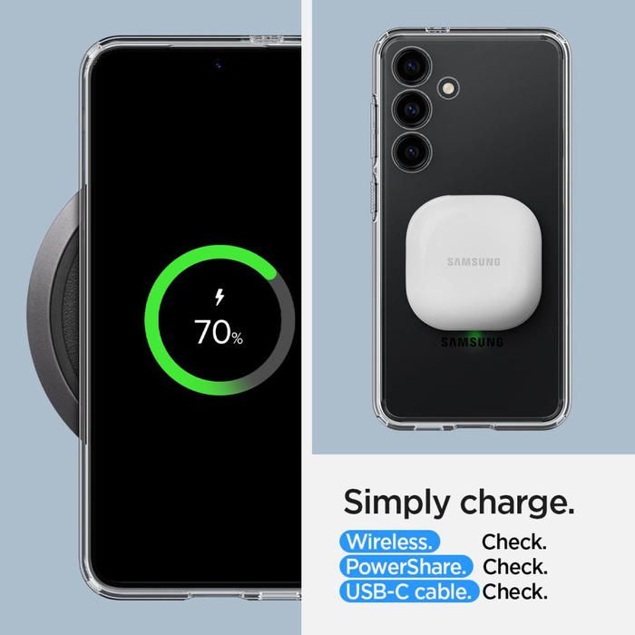 Funda Spigen Ultra Hybrid Samsung Galaxy S24 MATTE Negro Case