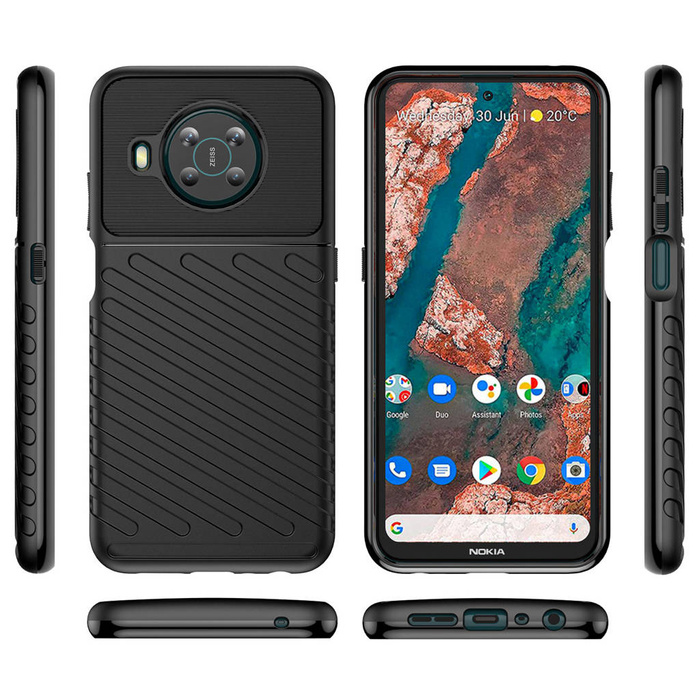 Thunder Case flexible armored cover for Nokia X100 black