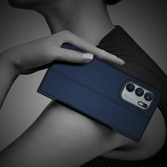 Dux Ducis Skin Pro Holster Case Cover s klapkou Oppo Reno6 4G černý