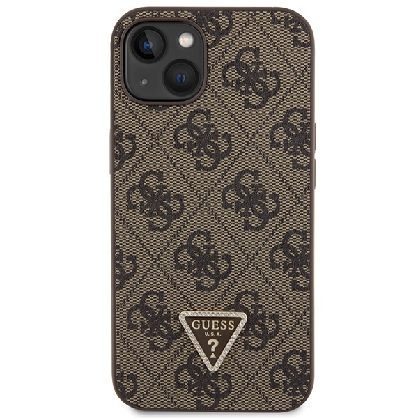 Guess GUHCP13MP4TDSCPW iPhone 13 6.1" marrón/marrón durocase Crossbody 4G Metal Logo