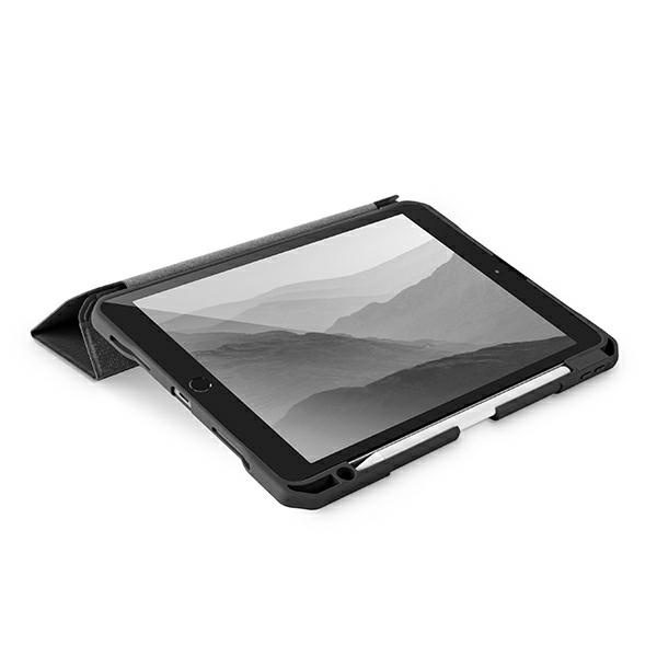 Custodia Uniq per Trexa iPad 10.2" 2021/2020/2019 Antimicrobica nera / nera