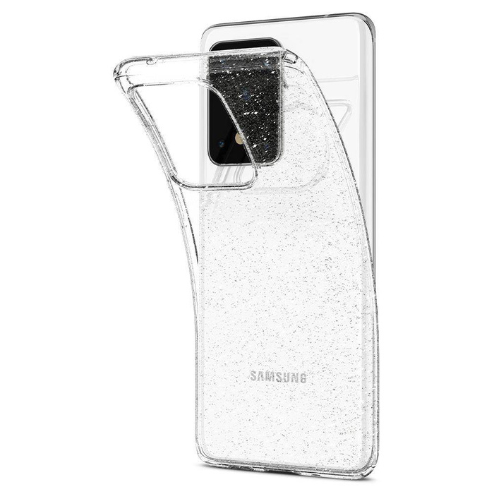 Pouzdro SPIGEN Tekuté krystaly Samsung Galaxy S20 Ultra Glitter Transparentní pouzdro