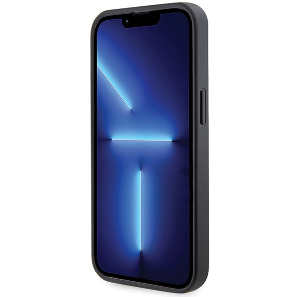 Guess GUHCP13LP4TDSCPK iPhone 13 Pro / 13 6.1" black/black hardcase Crossbody 4G Metal Logo