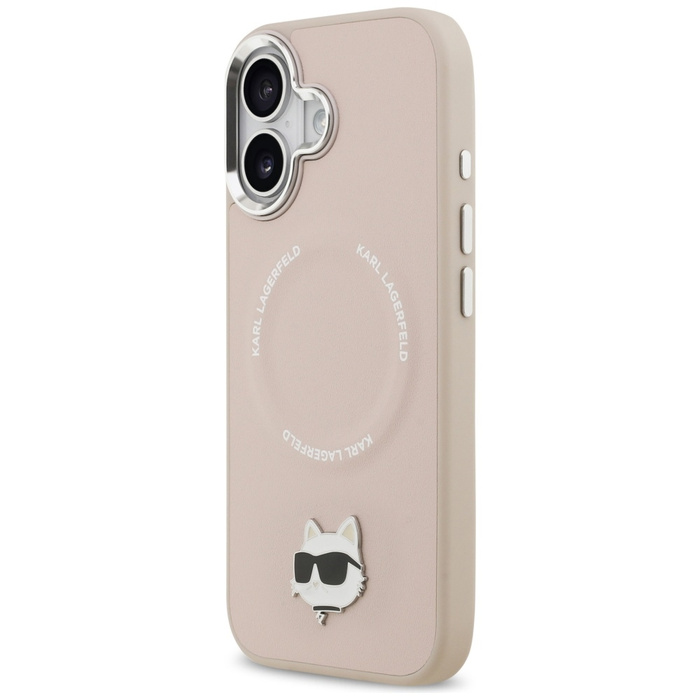 Etui Karl Lagerfeld Choupette Pin        MagSafe do iPhone 17 różowy
