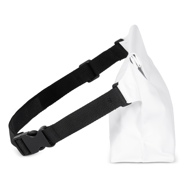 Wasserdichte PVC-Tasche / Hüfttasche – weiß