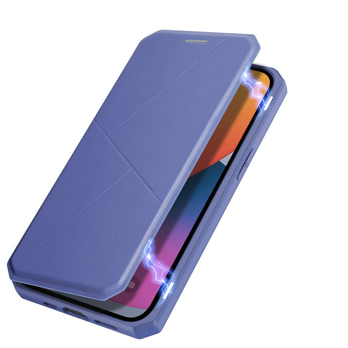 Custodia tipo libreria DUX DUCIS Skin X per iPhone 13 Pro blu