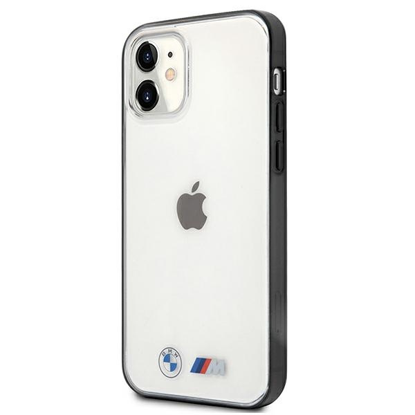 Pouzdro BMW Apple iPhone 12 Mini Sandblast Clear Hardcase