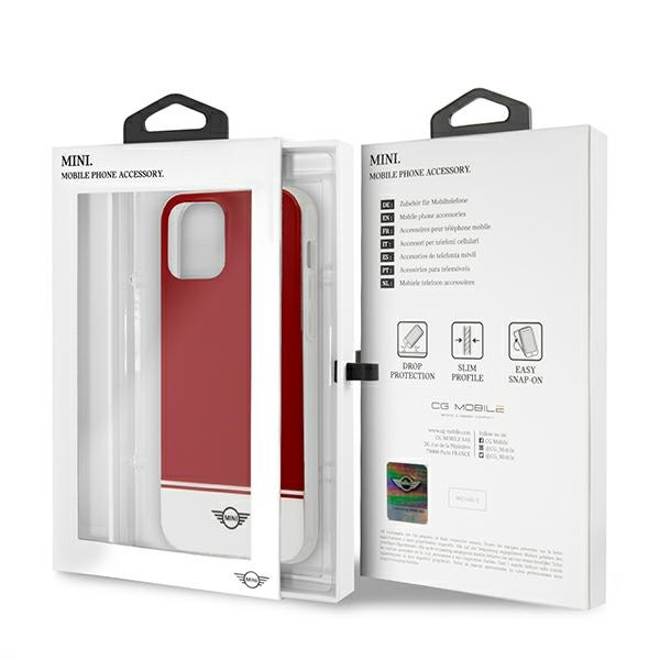 Mini MIHCP12LPCUBIRE iPhone 12 Pro Max 6,7" rot/rot hart case Stripe Collection
