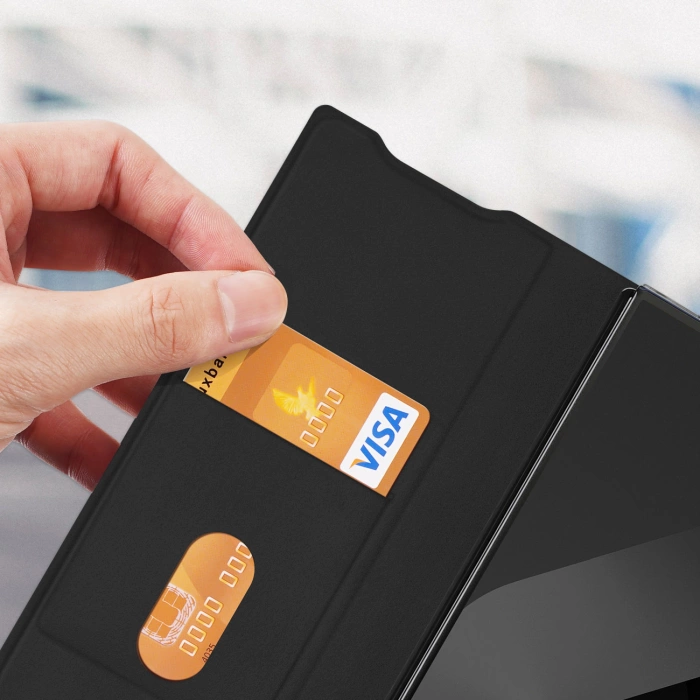 Etui Dux Ducis Samsung Galaxy Z Fold 7 Brill z zamknięciem magnetycznym Czarne