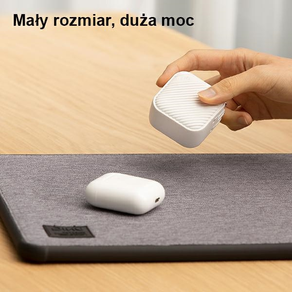 Commande Uniq . réseau. Verge Pro 66W Gan USB-C blanc / blanc nuage