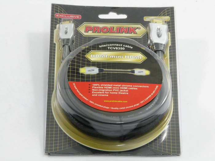 PROLINK Hdmi - Mini Hdmi Cable 1,2m Mini TCV8350