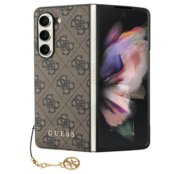 Guess GUHCZFD5GF4GBR F946 Z Fold5 braun/braun hartcase 4G Charms Kollektion