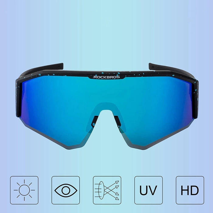 Occhiali da ciclismo polarizzati Rockbros SP297 - neri