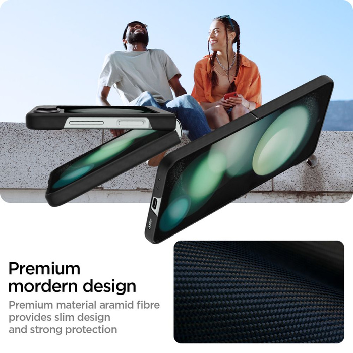 Funda Spigen Airskin "pro" Galaxy Z Flip 5 Negro