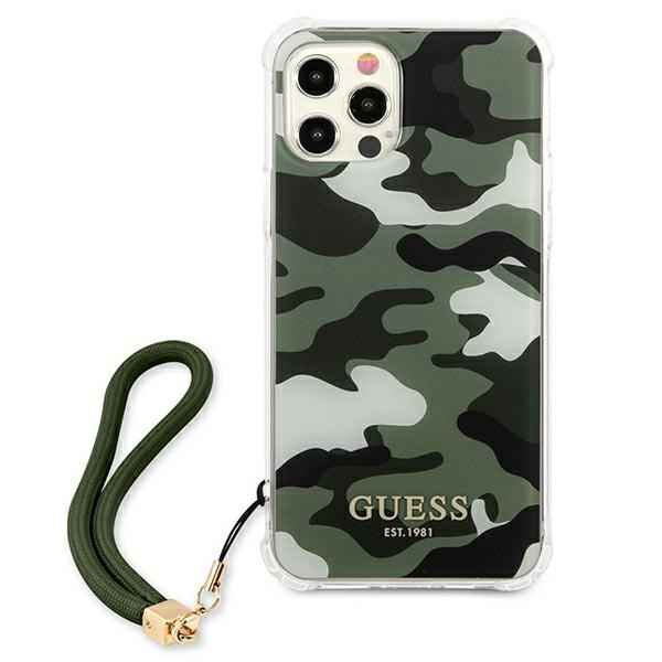  GUESS   12 Pro Max Camo Collection Khaki Hardcase