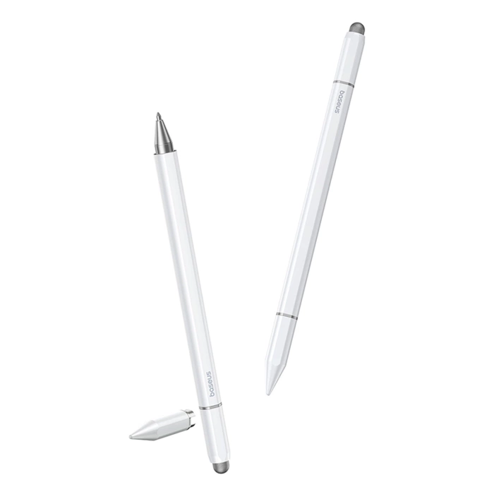 Baseus Smooth Writing III 3in1 Passiver Stylus - Magnetische Version - Weiß
