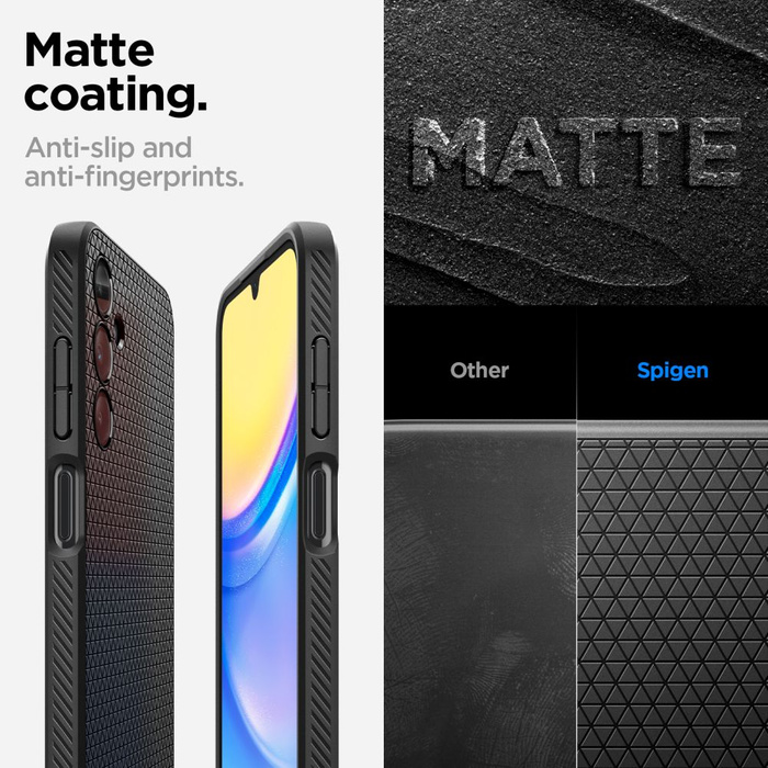 Coque Spigen Liquid Air Samsung Galaxy A15 4g / 5g MATTE Noir Case