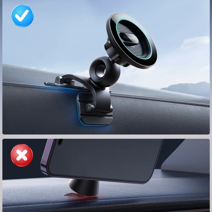 Support de téléphone magnétique pour cockpit Joyroom JR-ZS366 - noir