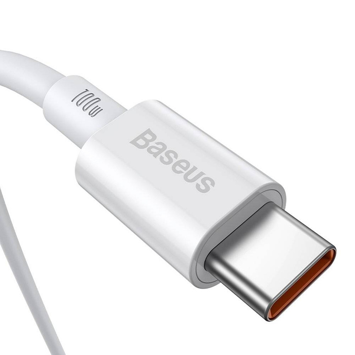 Baseus Superior USB Tipo C - Cavo USB Tipo C Ricarica rapida / Erogazione alimentazione / FCP 100 W 5 A 20 V 1 m bianco (CATYS-B02)