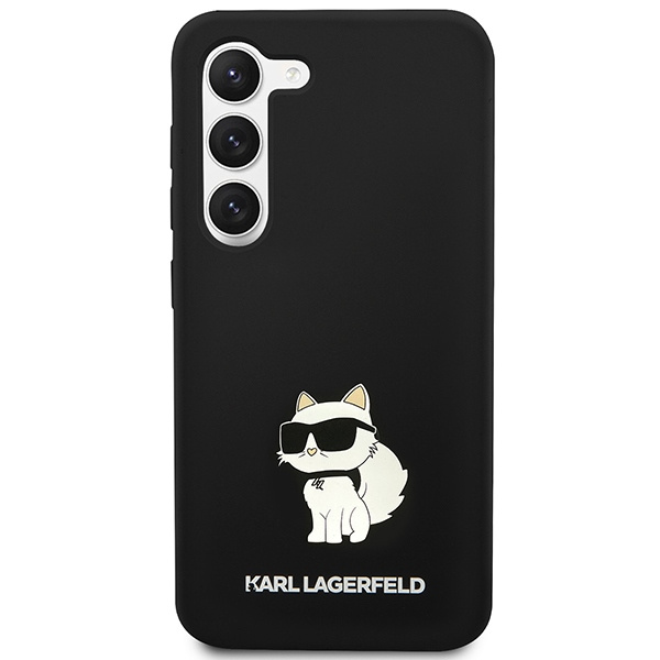 Obal Karl Lagerfeld Silicone Nft Choupette - Obal Samsung Galaxy S23 Plus (černý) Case
