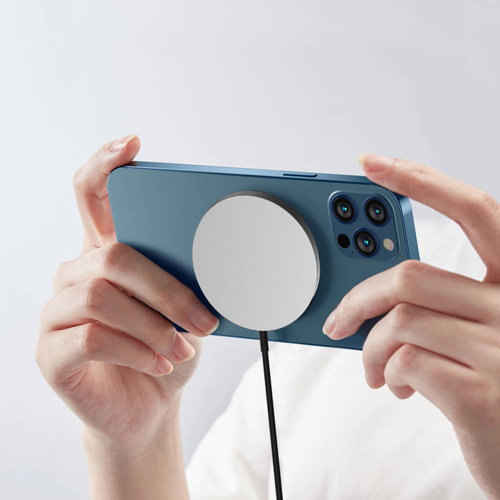 Dudao MagSafe 15W inductive charger - black