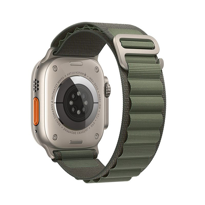 Pasek do Apple Watch Forcell F-Design FA13 sprzączka włókno poliestrowe 38 / 40 / 41 mm zielony