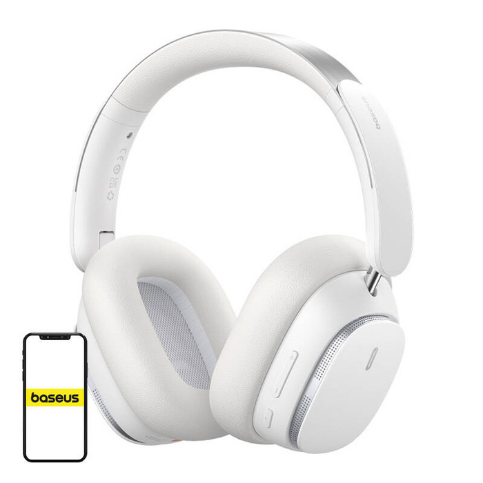 Słuchawki bezprzewodowe Bluetooth 5.2 Baseus Bowie H1 PRO (biały)