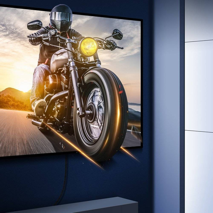 Baseus HDMI 2.1 Kabel 8K 60 Hz 48 Gbps / 4K 120 Hz / 2K 144 Hz 3D eARC QMS Dynamic HDR VRR ALLM 3 m schwarz (CAKGQ-L01)