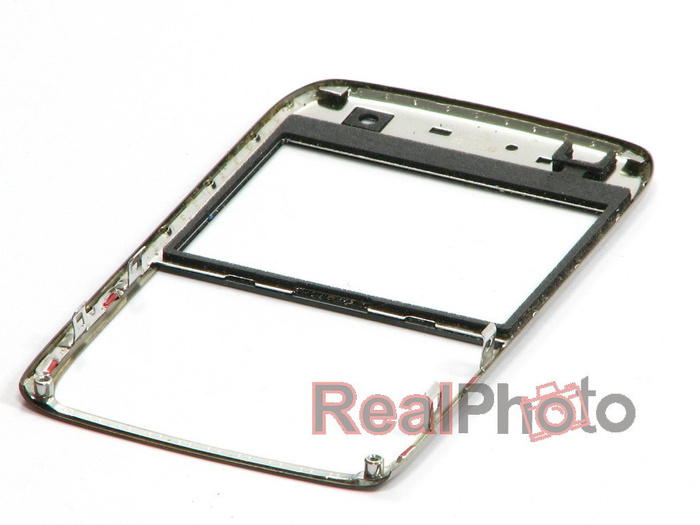 NOKIA E71 ORIGINAL Komplettfront Grad C Silber