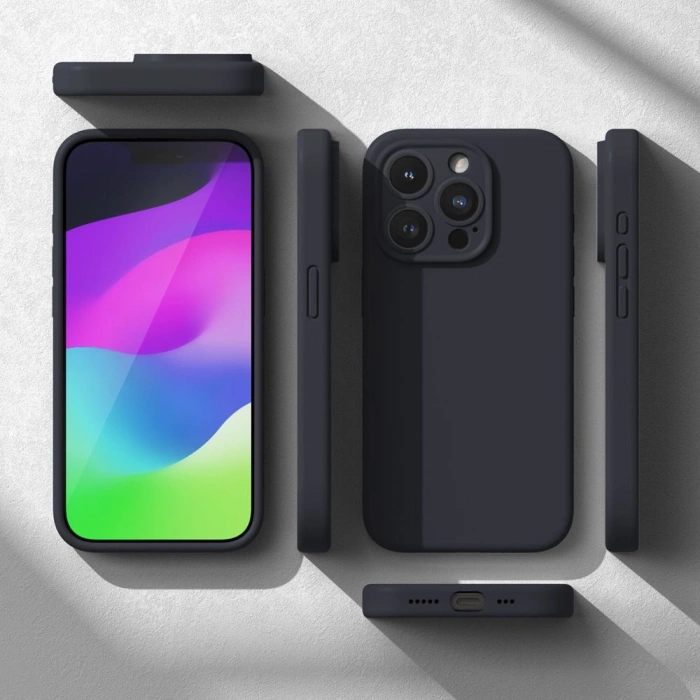 Etui Ringke Silicone Magnetic Magsafe iPhone 15 Pro Deep Blue Case