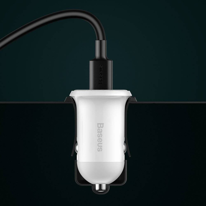 Baseus Grain Pro car charger 2x USB 4,8 A white (CCALLP-02)