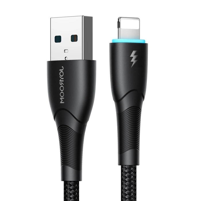 Joyroom Starry Series SA32-AL3 3A USB-A / cable Lightning 1m - negro