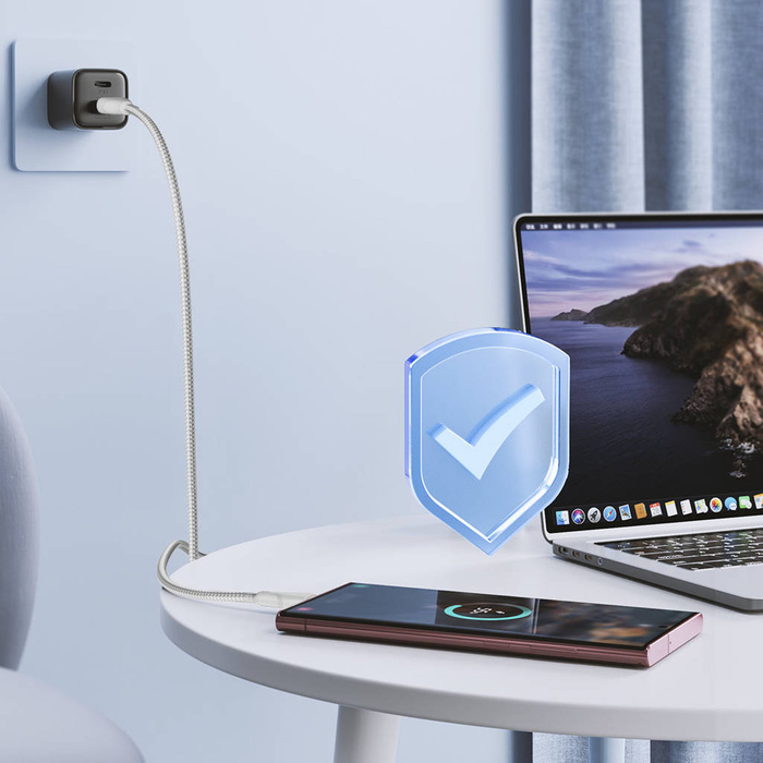 Cable USB Joyroom - USB C 3A Surpass Series para carga rápida y transferencia de datos 1,2 m blanco (S-UC027A11)