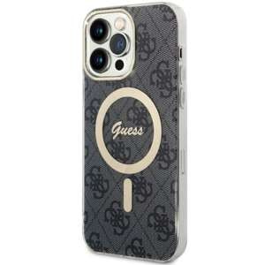Cover Guess GUHMP14XH4STK iPhone 14 Pro Max 6,7" nero/nero durocase 4G MagSafe Case