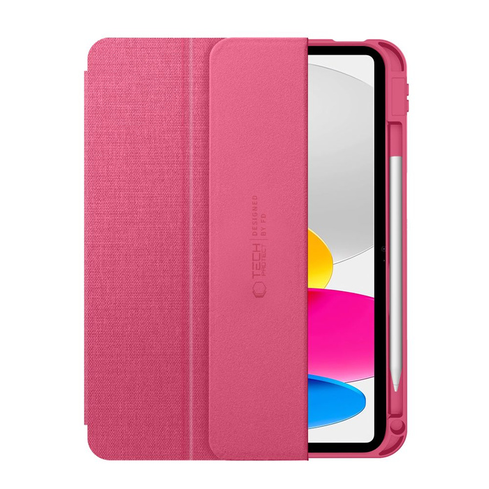 TECH-PROTECT SC PEN CANVAS IPAD 10.9” 10 / 2022 / 11” 11 / 2025 MAGENTA BLOOM