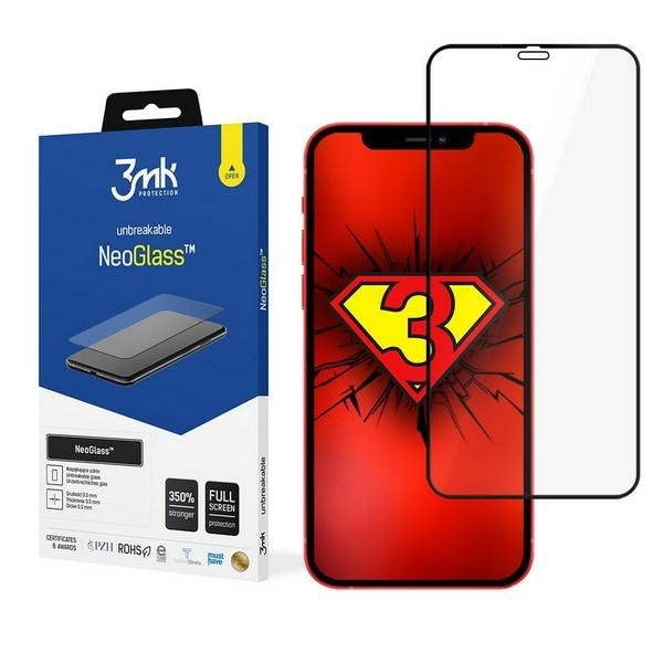3MK hibrid üveg Apple iPhone 12 Pro Max 6.7 NeoGlass Black 12 Pro Max 6.7 NeoGlass Black