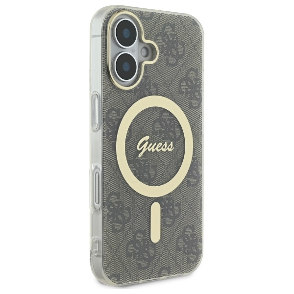 Guess GUHMP16SH4STW iPhone 16 6.1" brązowy/brown hardcase IML 4G MagSafe