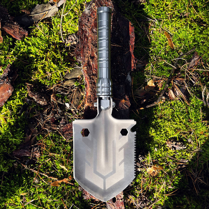 Multifunctional folding shovel 10in1 survival knife screwdriver glass breaker