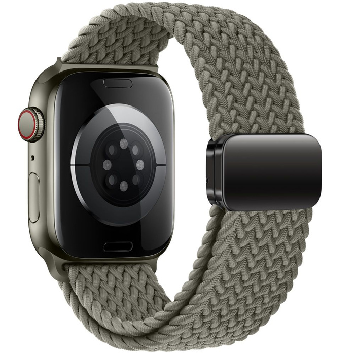 TECH-PROTECT NYLONMAG APPLE WATCH 4 / 5 / 6 / 7 / 8 / 9 / SE / ULTRA 1 / 2 (42 / 44 / 45 / 49 MM) OLIVE GREY