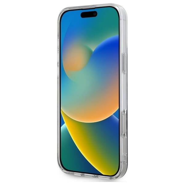 Etui US Polo iPhone 16 Pro 6.3" biały/white IML Ring MagSafe