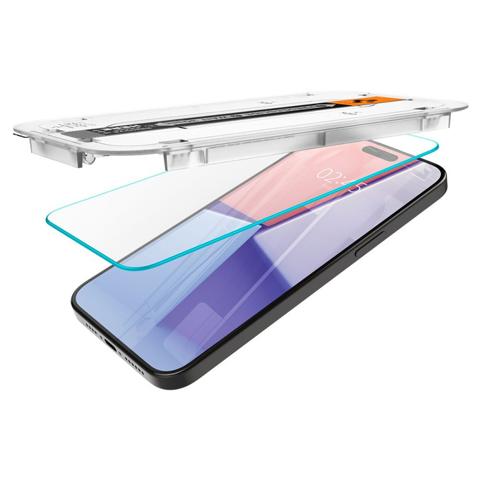Vidrio Templado Spigen Glas.tr "ez Fit" 2-pack iPhone 15 Pro Max Clear