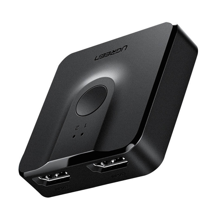 UGREEN 2in1 HDMI 2.0 20cm Switch (black)