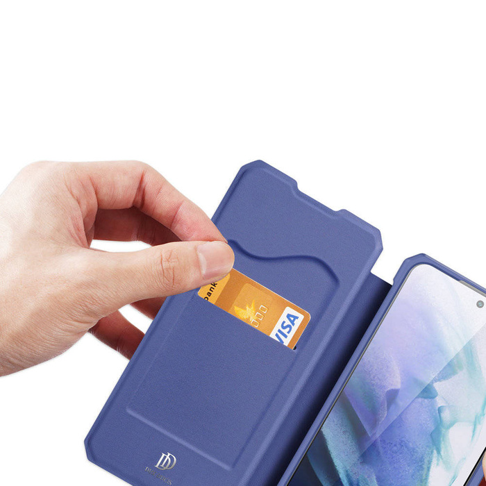 DUX DUCIS Skin X Custodia tipo libreria per Samsung Galaxy S22+ (S22 Plus) blu