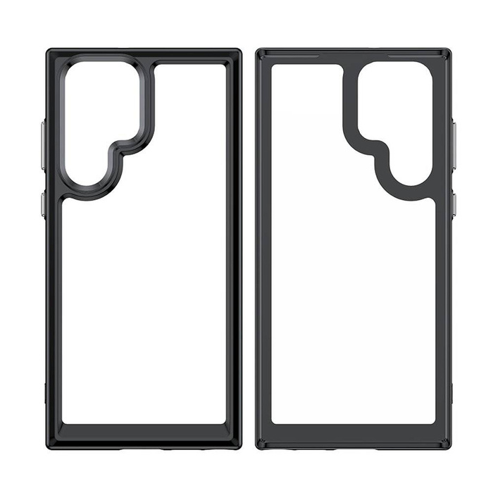 Custodia Outer Space Custodia per Samsung Galaxy S22 Custodia ultra rigida con cornice in gel rossa