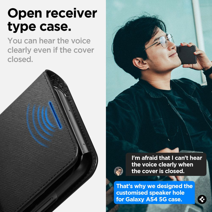 Case Spigen Wallet "s" Plus Galaxy A54 5G Black