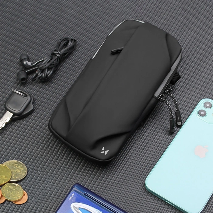 Saszetka Wozinsky WSDB-B armband opaska na ramię na telefon do biegania - czarna