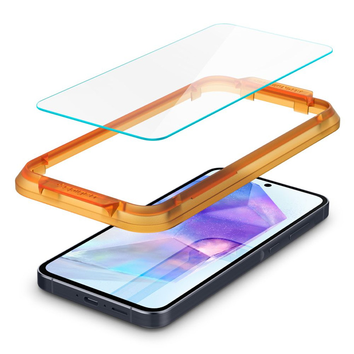 Vidrio Templado Spigen ALM GLAS.TR 2-PACK GALAXY A55 5G CLARO