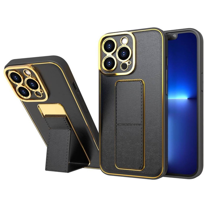 Nuova custodia Kickstand Case per iPhone 13 Pro Max con supporto nero