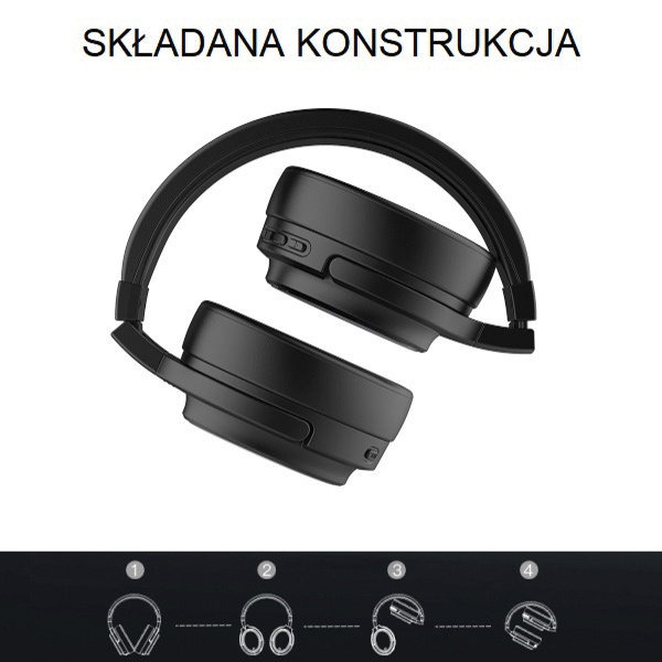 Sluchátka AWEI Bluetooth A950BL ANC On-Ear Black
