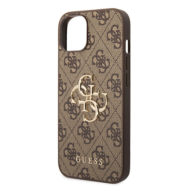 Funda Guess GUHCP15M4GMGBR iPhone 15 Plus 6.7" marrón/marrón durocase 4G Big Metal Logo Case